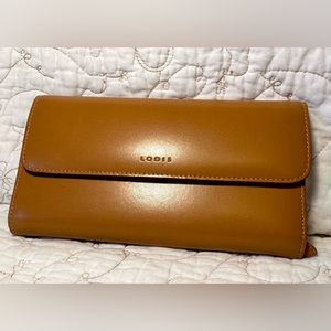 Lodis Tan TriFold Wallet